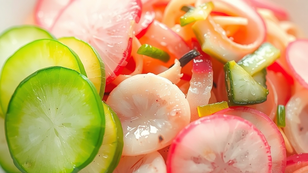 여름 무, 더 맛있게 즐기기 (watercolor 스타일)