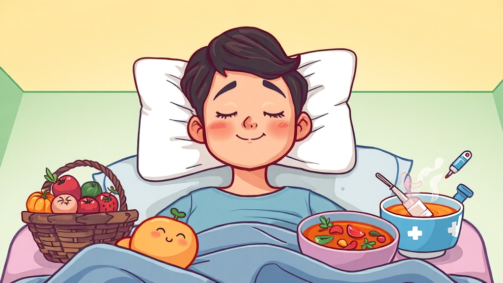 붓기 & 염증 관리: 효과적인 방법 (cartoon 스타일)
