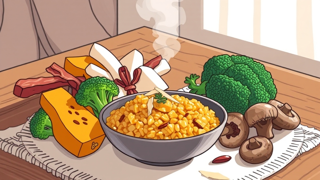 맛 & 영양 UP! 꿀팁 (illustration 스타일)
