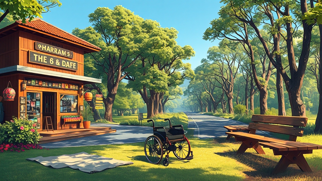 편의 시설 안내 (illustration 스타일)