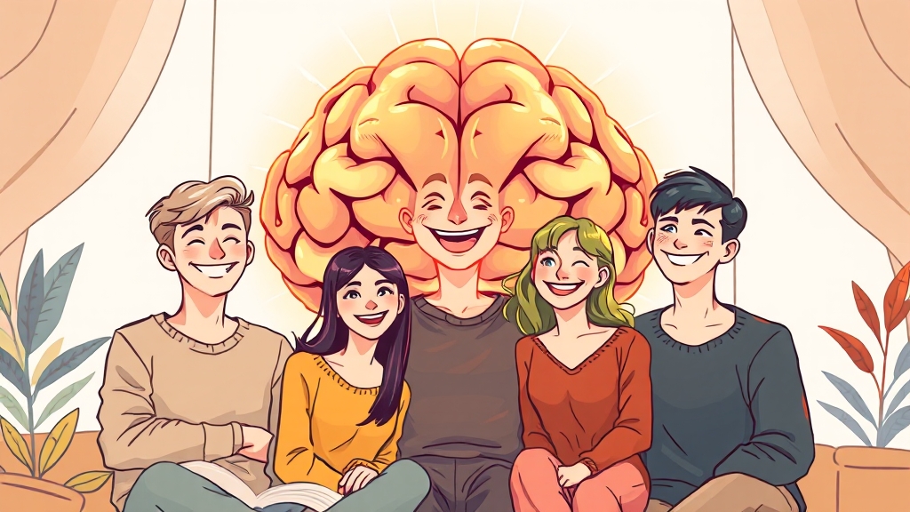 뇌 나이 관리 위한 추가 팁 (illustration 스타일)