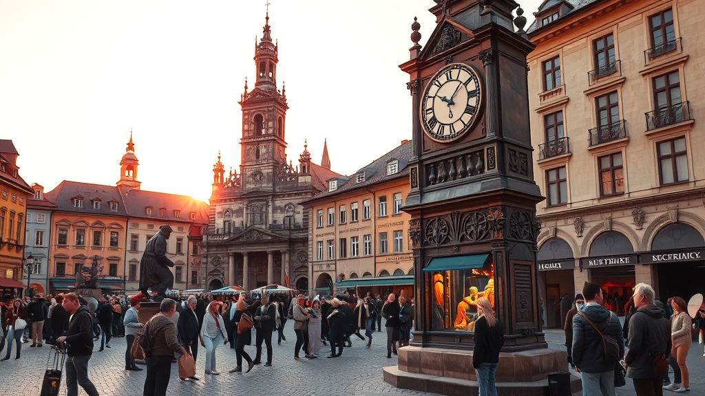 프라하 구시가지 탐방 (realistic 스타일)