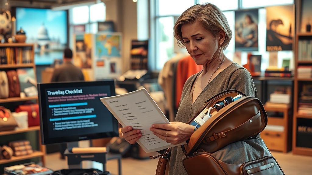 GS 홈쇼핑 여행 구매 시 유의사항 (realistic 스타일)