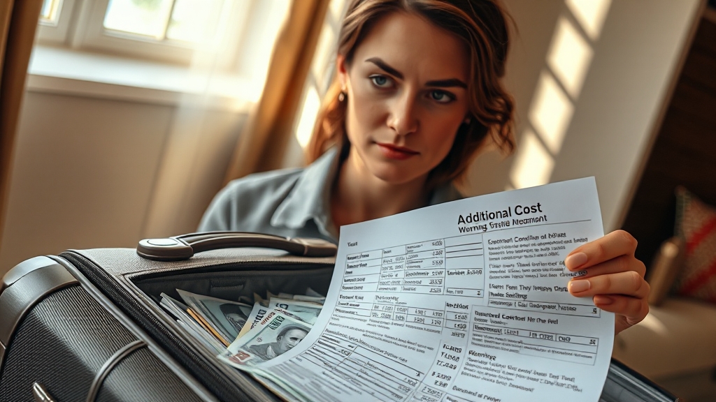 GS 홈쇼핑 여행 가격 및 추가 비용 (realistic 스타일)