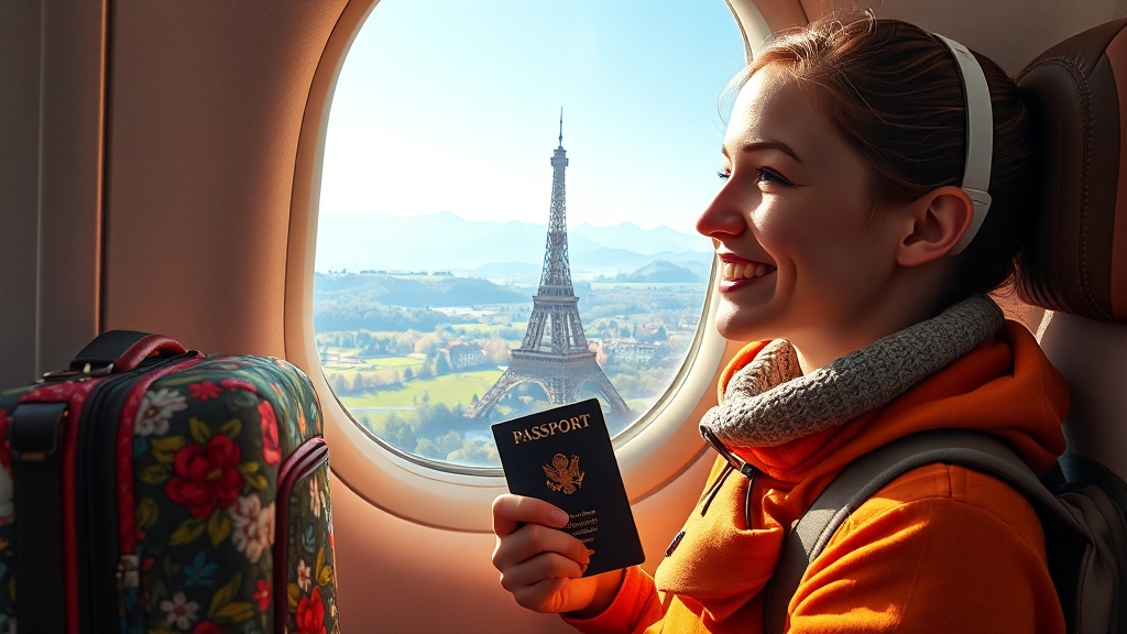 GS 홈쇼핑 여행 예약 및 준비 (realistic 스타일)