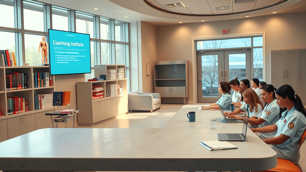 사이버연수원, 궁금한 점 해결! (realistic 스타일)