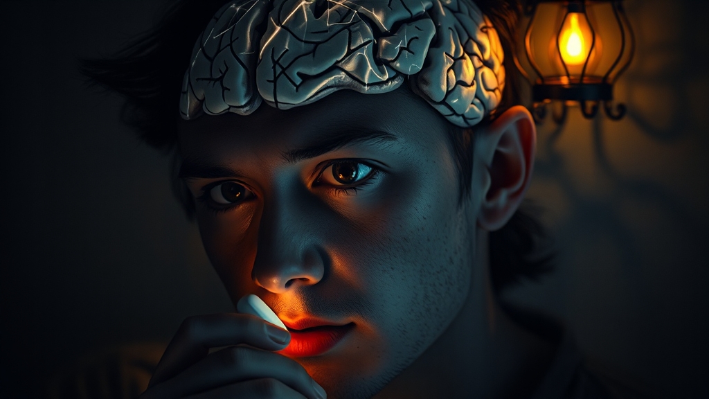 수면제 부작용과 주의사항 (realistic 스타일)