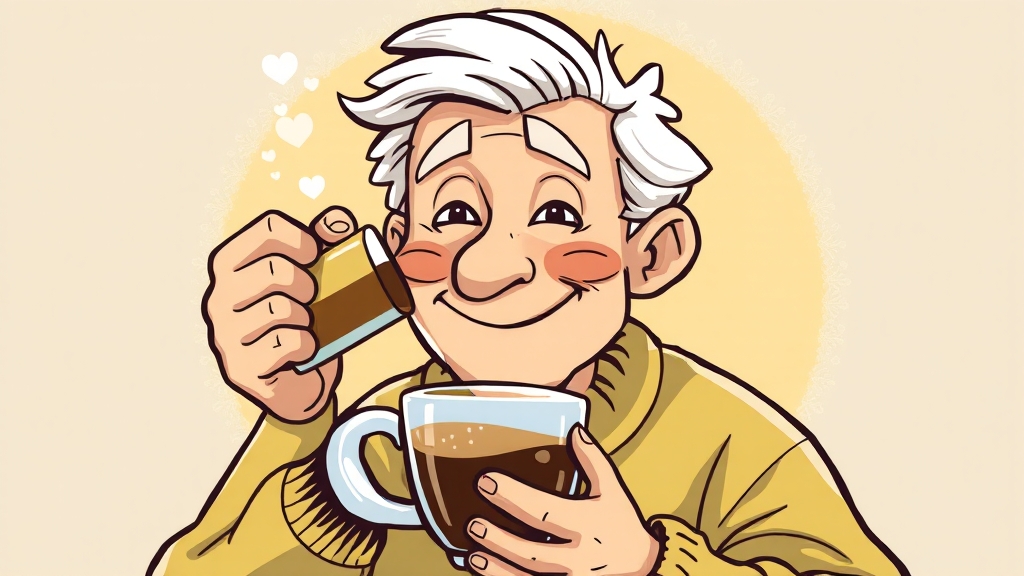 믹스커피, 득일까 실일까? (cartoon 스타일)