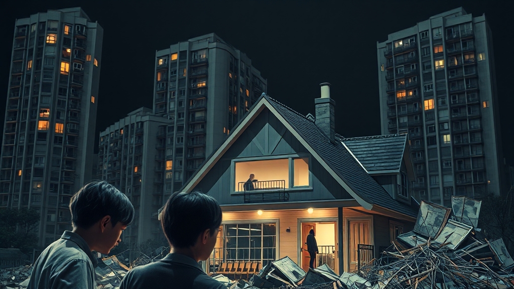 부동산 가격 상승의 과거 사례 분석 (realistic 스타일)