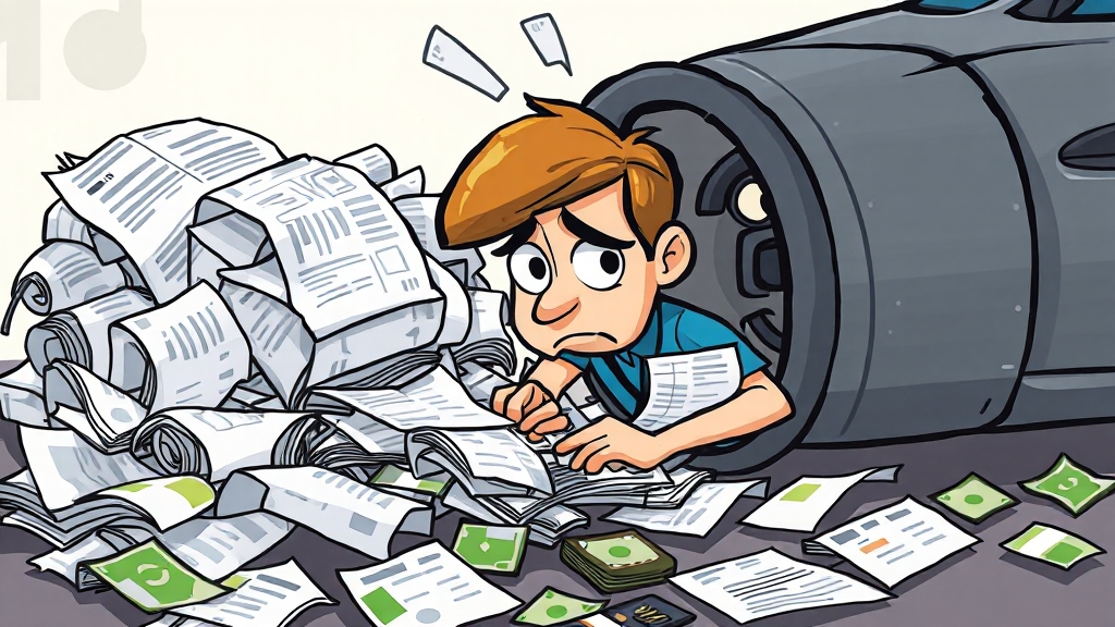 교통비 청구 시 필요 서류 (cartoon 스타일)