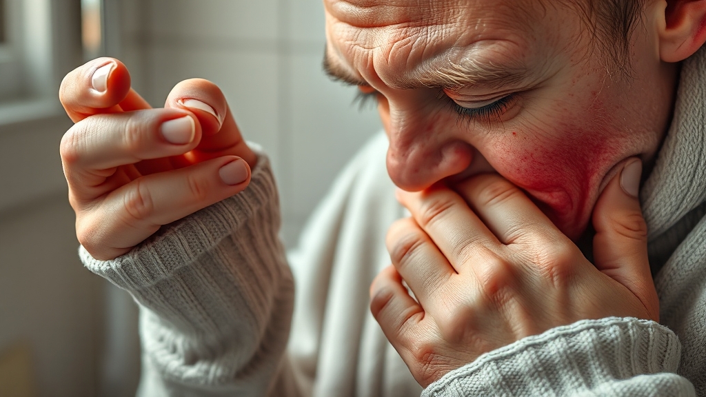 가려움증 유발 요인 (realistic 스타일)