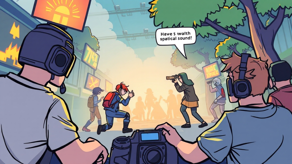 음질 및 게임 성능 (cartoon 스타일)