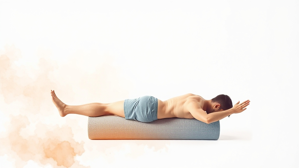 부위별 스트레칭 운동 (watercolor 스타일)