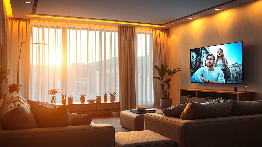 스마트홈 활용 사례 (realistic 스타일)