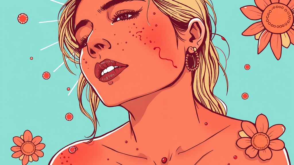 햇빛 알레르기란? (illustration 스타일)