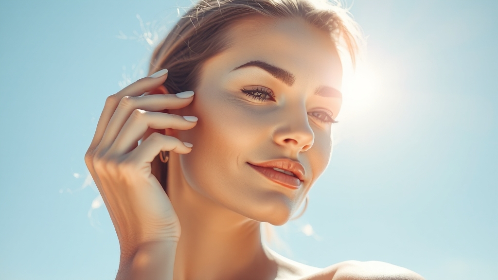 자외선 차단제 사용법 (watercolor 스타일)