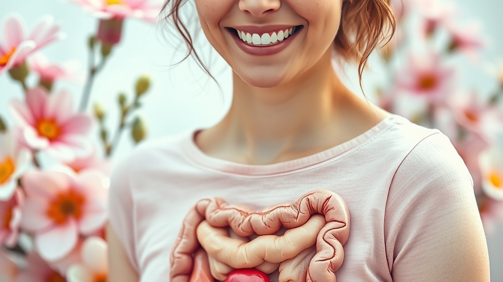 숙변 제거 후 놀라운 변화 (realistic 스타일)