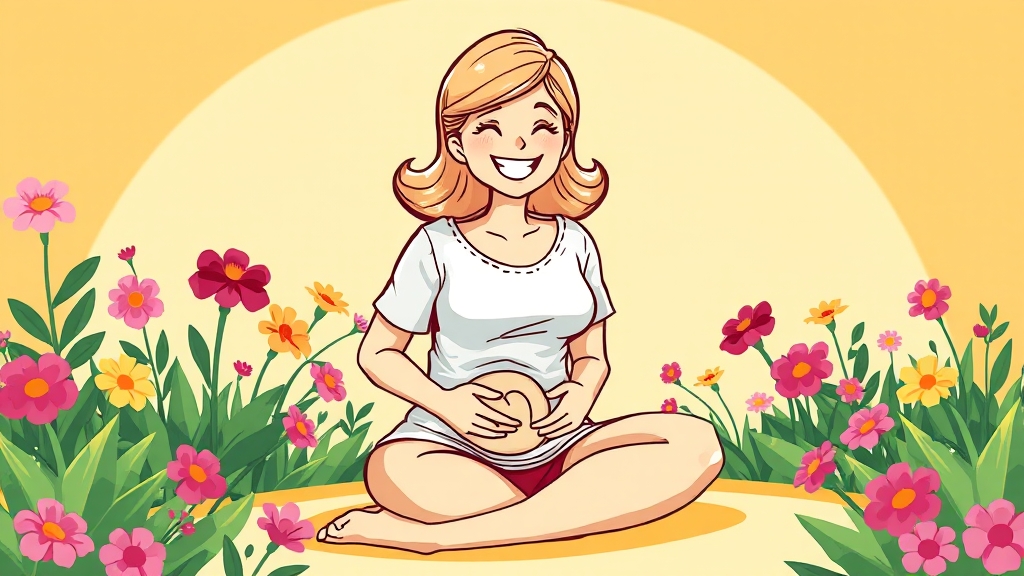 쾌변으로 삶의 질 UP! (cartoon 스타일)