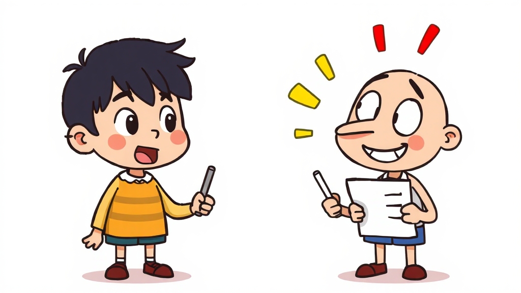 실기 시험, 뭐가 중요할까? (cartoon 스타일)