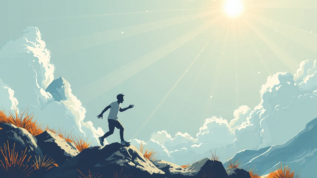 성공적인 워크아웃 조언 (illustration 스타일)