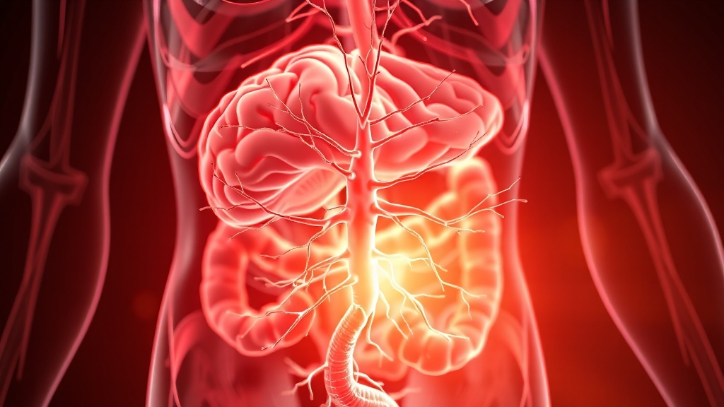 장-뇌 축(Gut-Brain Axis)이란? (realistic 스타일)