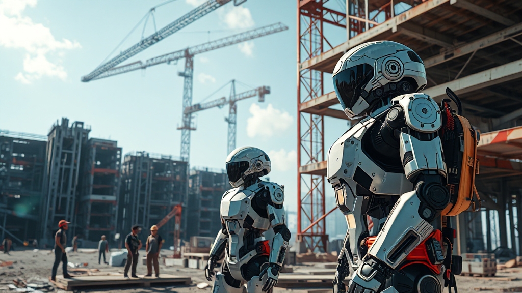 미래 건설 시장, 기회는? (realistic 스타일)