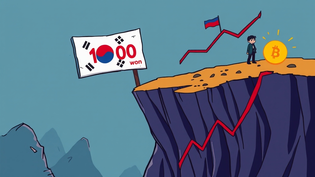 최근 환율 상승 추이 (cartoon 스타일)