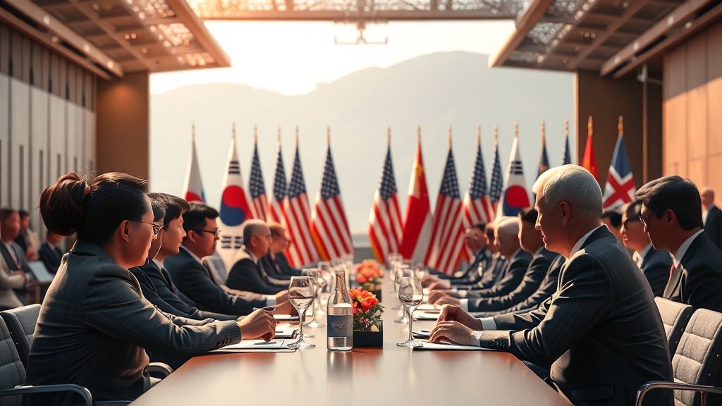 향후 협상 일정 및 추가 협의 (realistic 스타일)