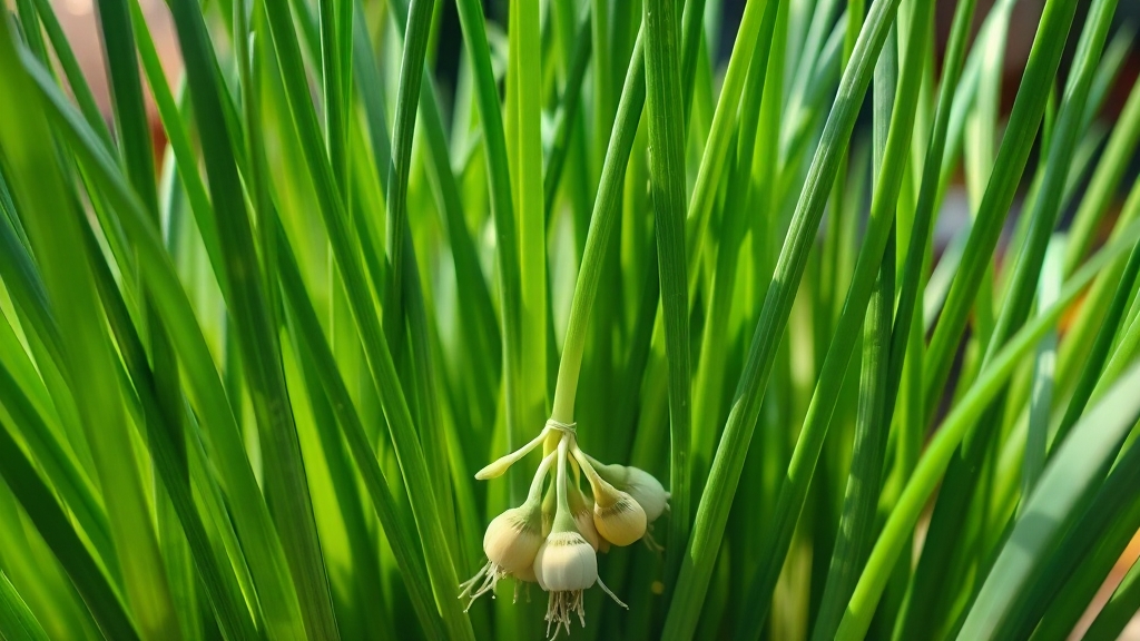 면역력 강화, 동의보감 속 쪽파 효능 (realistic 스타일)