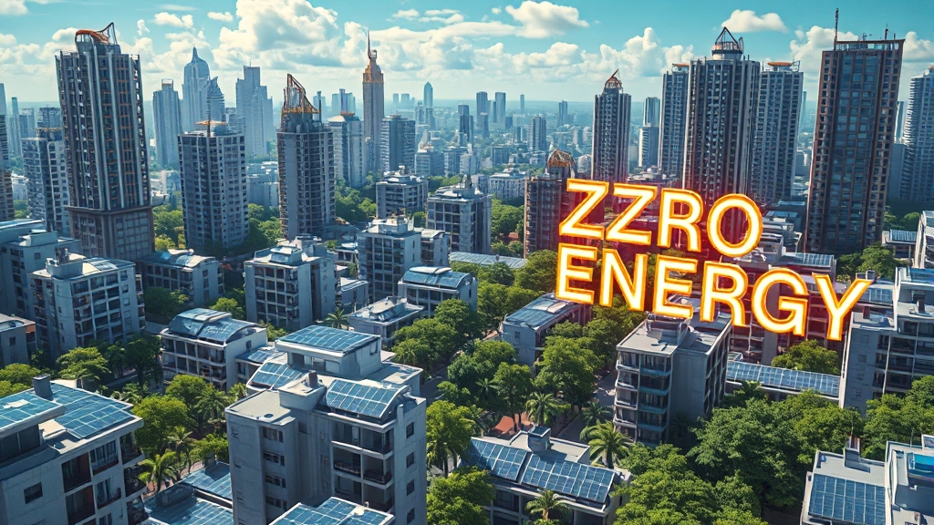 제로에너지 건축 의무화: 왜 필요할까? (realistic 스타일)