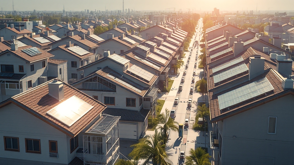 친환경 주거의 미래: 제로에너지 건축의 전망 (realistic 스타일)