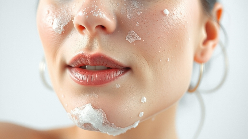 유분 및 피지 관리 (realistic 스타일)