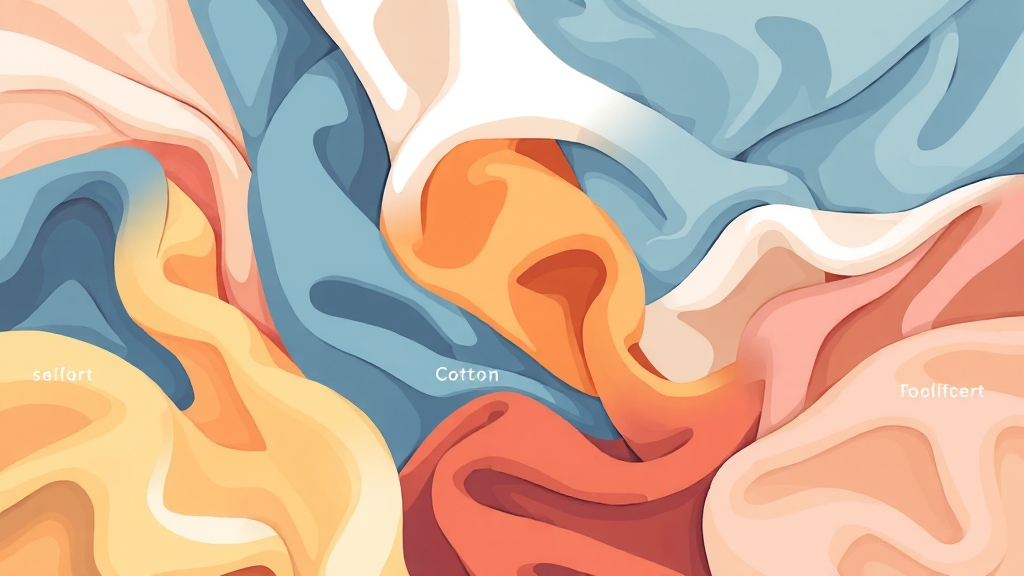 소재별 특징 및 장단점 비교 (illustration 스타일)