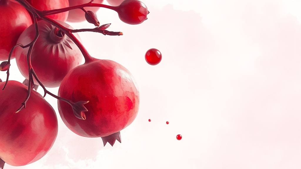 나에게 맞는 석류즙 선택 가이드 (watercolor 스타일)