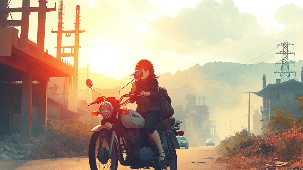 종말 투어링, 어떤 작품? (watercolor 스타일)