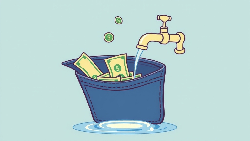 불필요한 지출 줄이기: 소비 습관 개선 전략 (illustration 스타일)