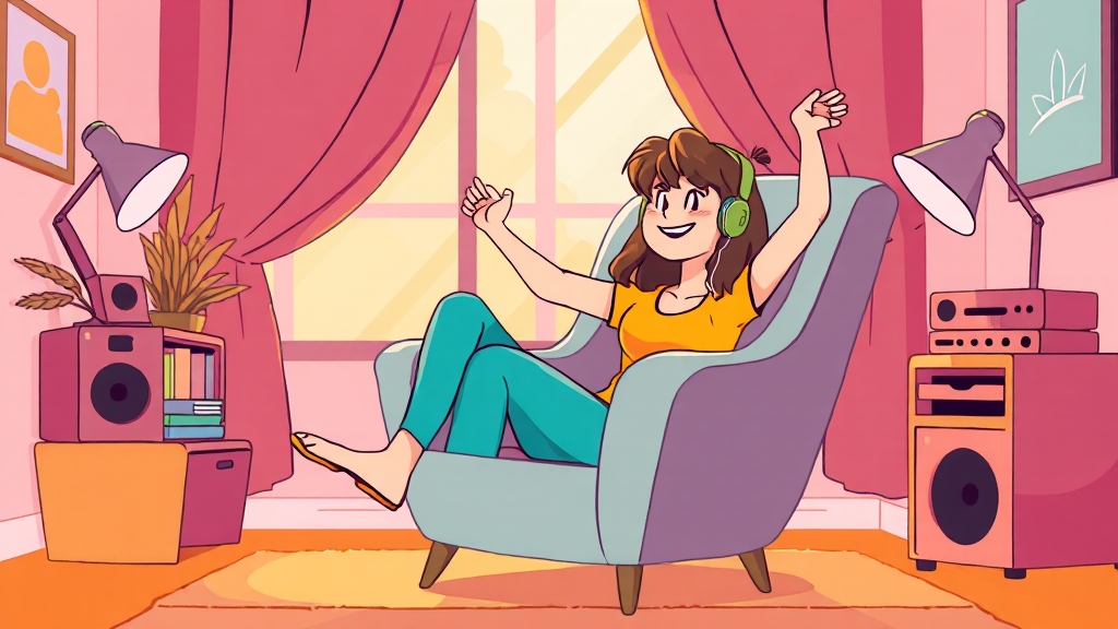 지속 가능한 루틴 팁 (cartoon 스타일)