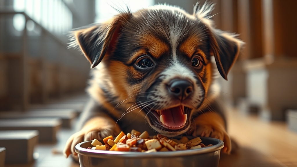 급하게 먹는 습관 교정 (realistic 스타일)