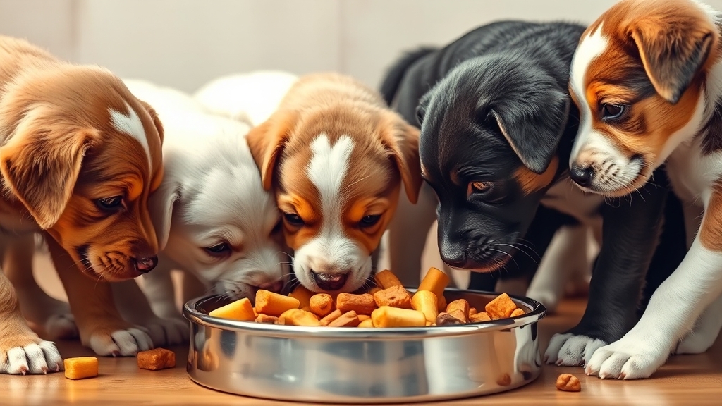 강아지 식탐 교정 전략 (realistic 스타일)