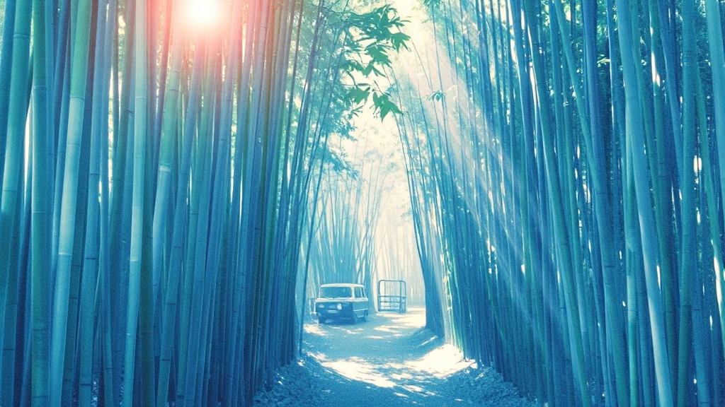 죽녹원, 그 이상의 의미 (watercolor 스타일)