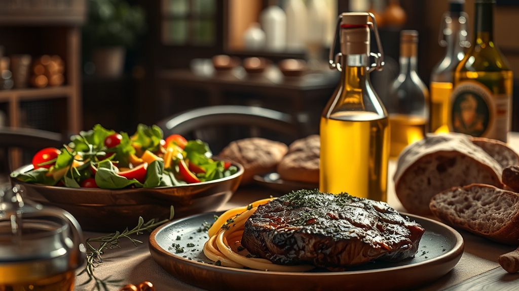 오넬리아 올리브오일 활용 레시피 (realistic 스타일)