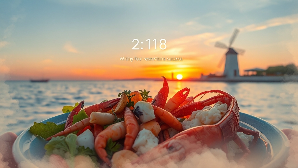 예약 방법 및 웨이팅 꿀팁 (watercolor 스타일)