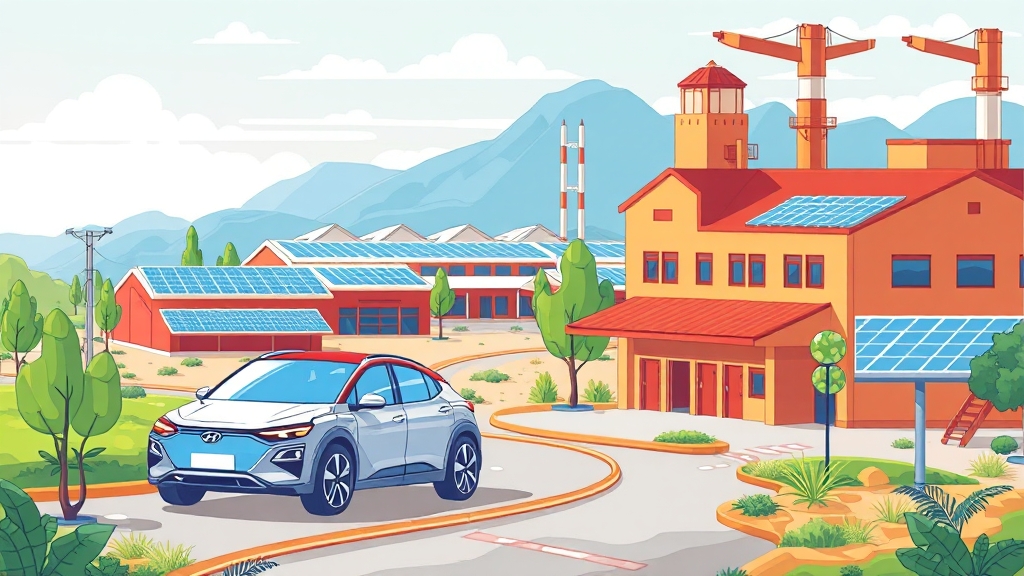 ESG 경영 실천 노력 (cartoon 스타일)