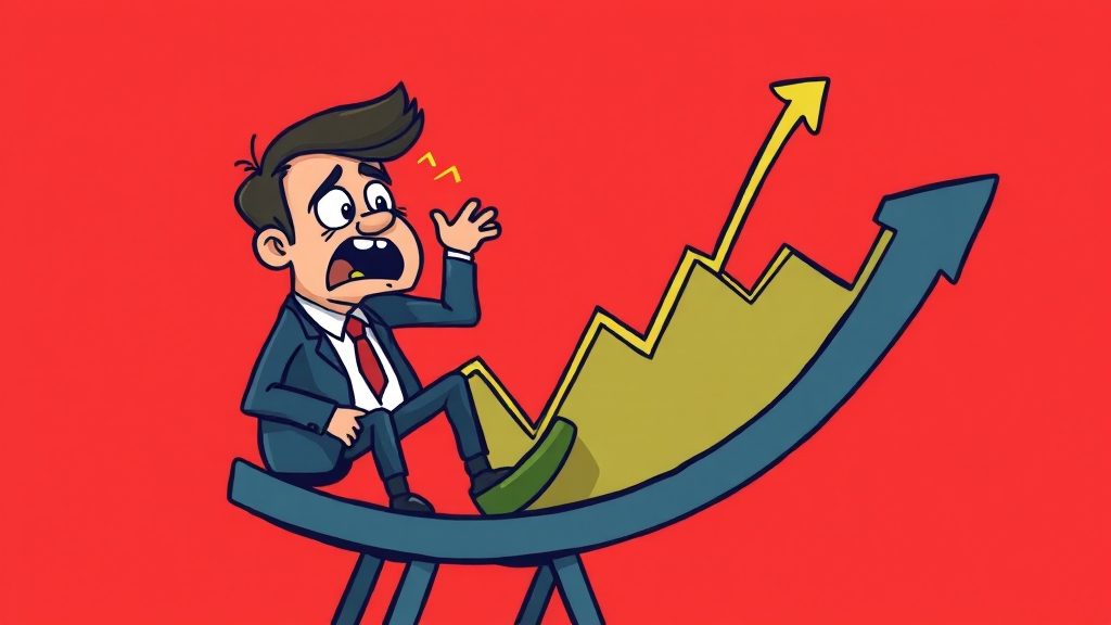 초보 투자, 감정 관리가 필수인 이유 (cartoon 스타일)