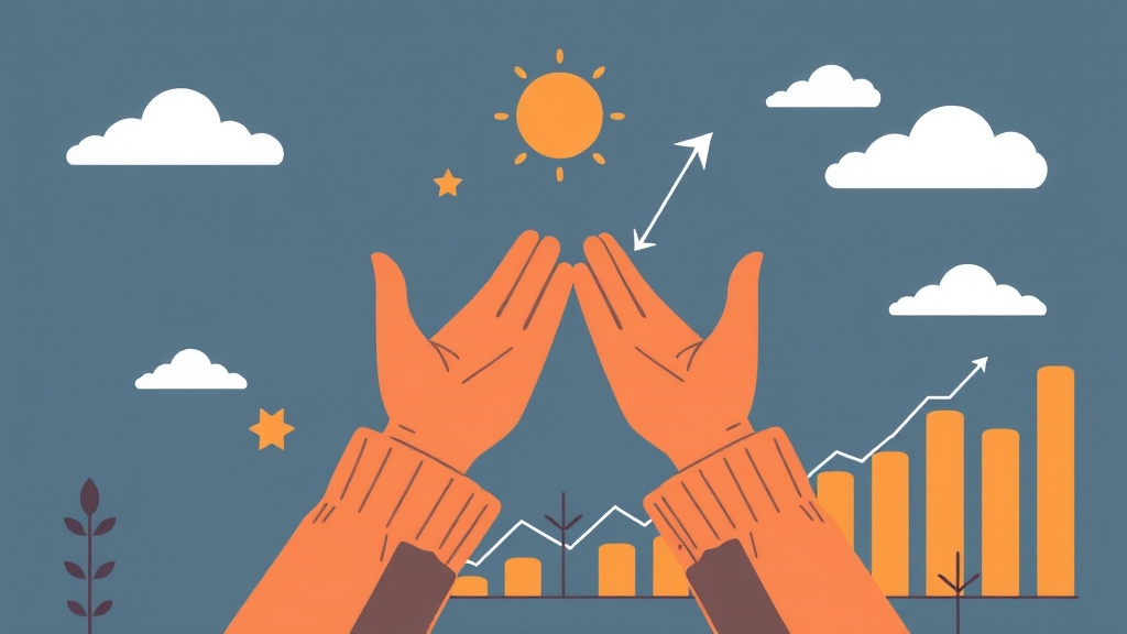 지속 가능한 투자, 감정 관리 훈련법 (illustration 스타일)