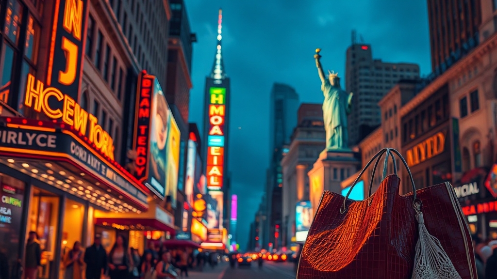 뉴욕 여행 준비 가이드 (realistic 스타일)