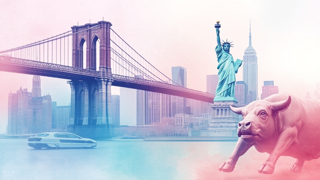 브루클린 & 다운타운 탐험 (watercolor 스타일)