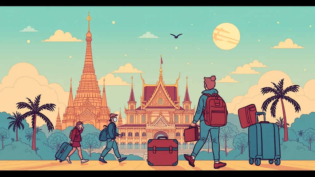 여행 준비를 위한 팁 (illustration 스타일)