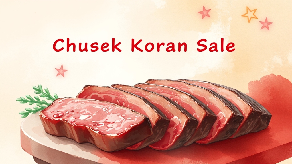 소프라이즈 한우세일페스타 (watercolor 스타일)