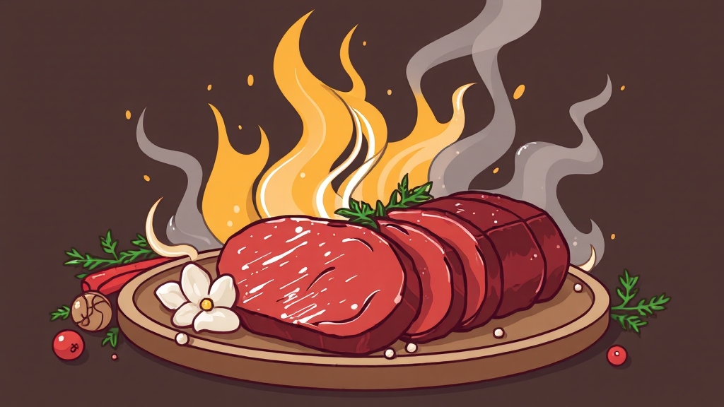 소프라이즈 한우 세일: 주요 매장별 혜택 비교 (illustration 스타일)